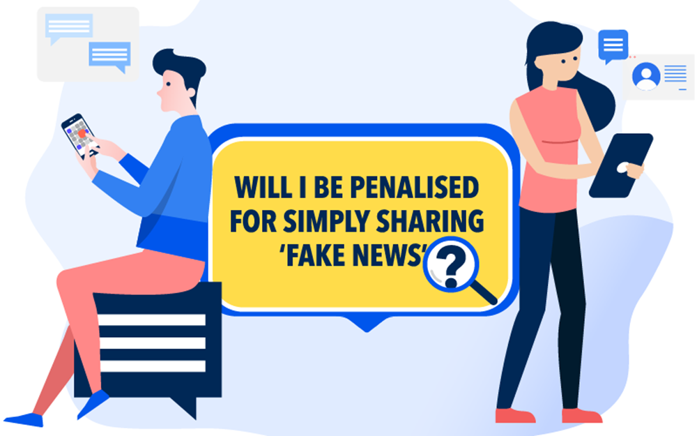 What happens if I post or share ‘fake news’?