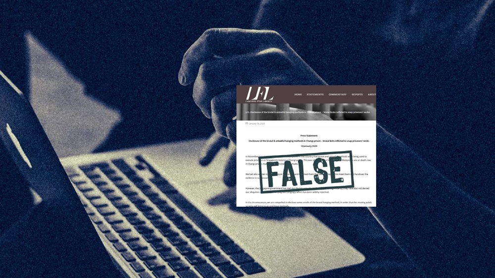 Corrections and clarifications regarding falsehoods posted by Lawyers for Liberty